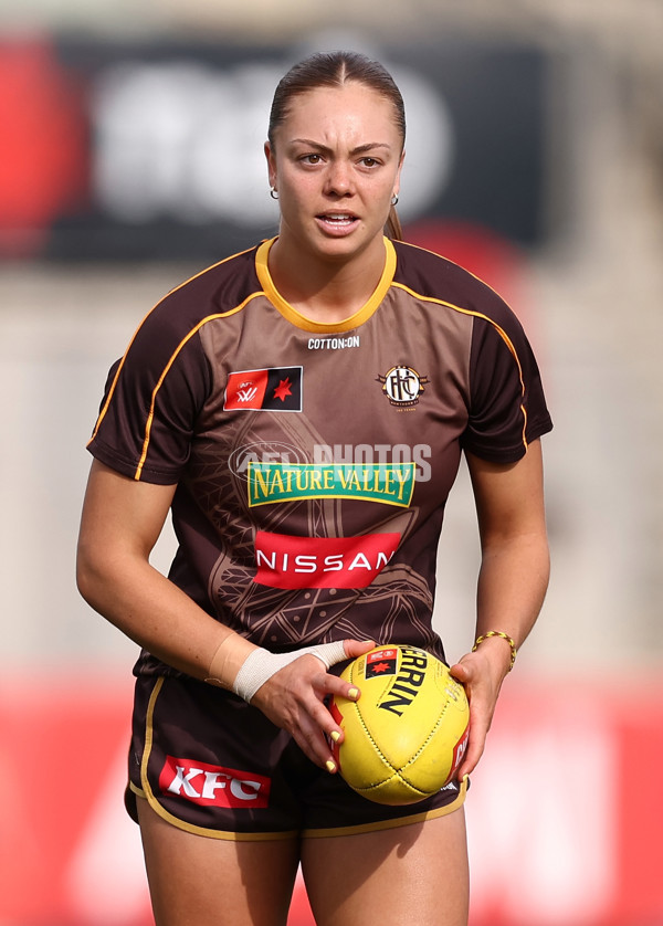 AFLW 2025 First Semi Final - Hawthorn v Carlton - A-64802452