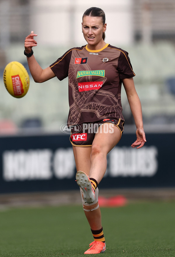 AFLW 2025 First Semi Final - Hawthorn v Carlton - A-64802454