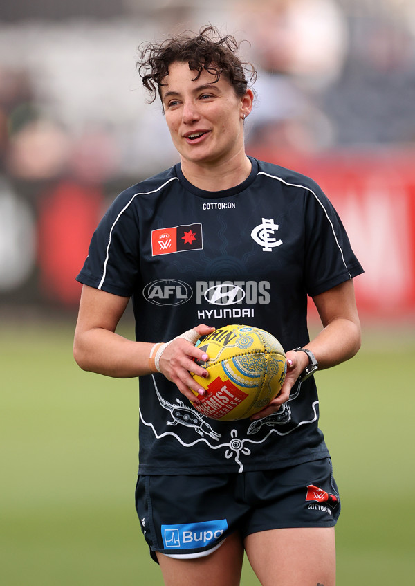 AFLW 2025 First Semi Final - Hawthorn v Carlton - A-64803822