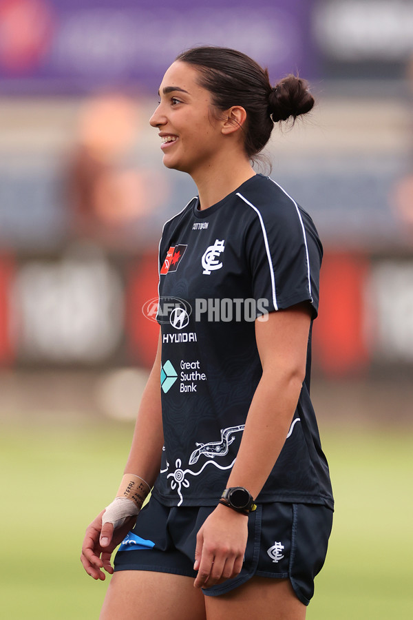 AFLW 2025 First Semi Final - Hawthorn v Carlton - A-64803835