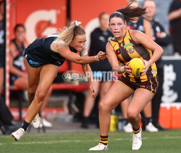 AFLW 2025 First Semi Final - Hawthorn v Carlton - A-64803897
