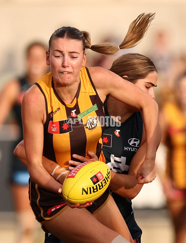 AFLW 2025 First Semi Final - Hawthorn v Carlton - A-64804839