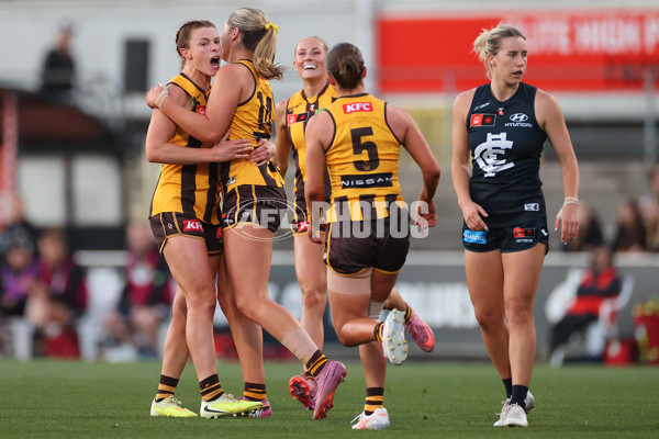 AFLW 2025 First Semi Final - Hawthorn v Carlton - A-64806515