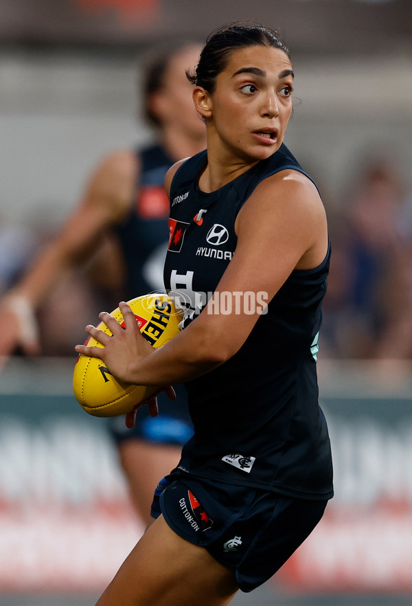 AFLW 2025 First Semi Final - Hawthorn v Carlton - A-64806526