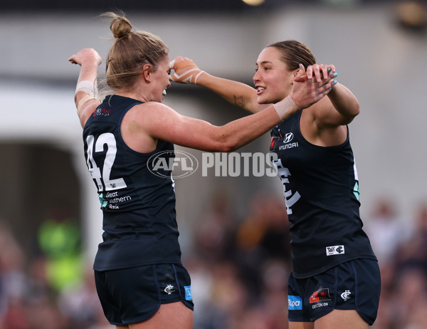 AFLW 2025 First Semi Final - Hawthorn v Carlton - A-64807458
