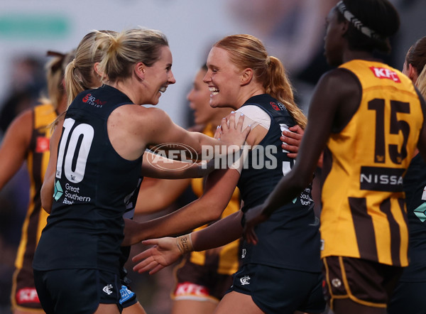 AFLW 2025 First Semi Final - Hawthorn v Carlton - A-64807492