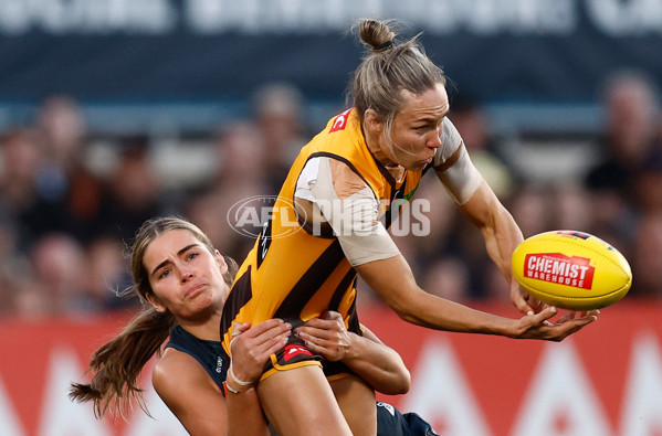 AFLW 2025 First Semi Final - Hawthorn v Carlton - A-64807509