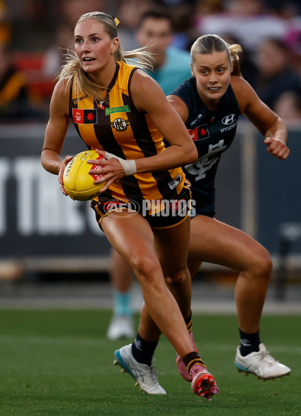 AFLW 2025 First Semi Final - Hawthorn v Carlton - A-64807516