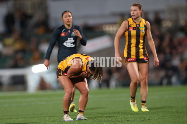 AFLW 2025 First Semi Final - Hawthorn v Carlton - A-64807553