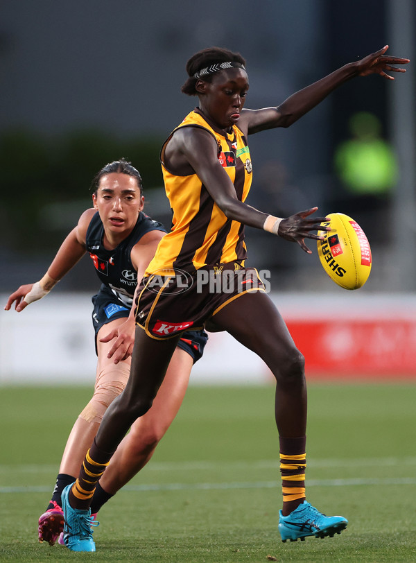 AFLW 2025 First Semi Final - Hawthorn v Carlton - A-64808706