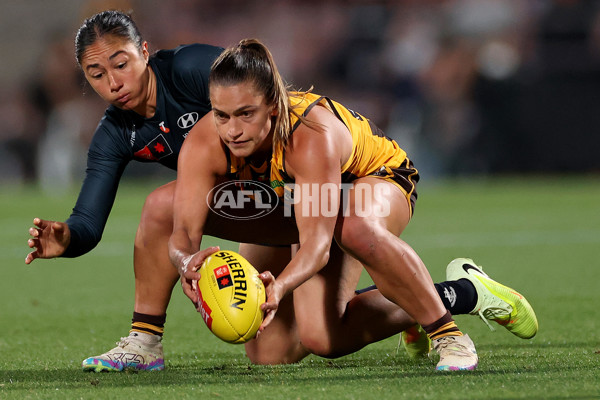 AFLW 2025 First Semi Final - Hawthorn v Carlton - A-64812671