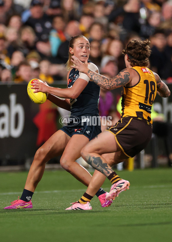AFLW 2025 First Semi Final - Hawthorn v Carlton - A-64812681
