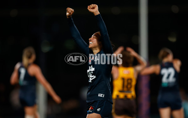 AFLW 2025 First Semi Final - Hawthorn v Carlton - A-64813830