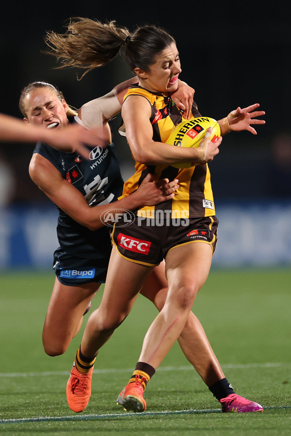AFLW 2025 First Semi Final - Hawthorn v Carlton - A-64813858