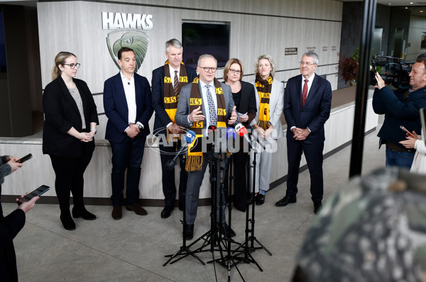 AFL 2025 Media - Hawthorn Kennedy Community Centre Opening - A-64819654