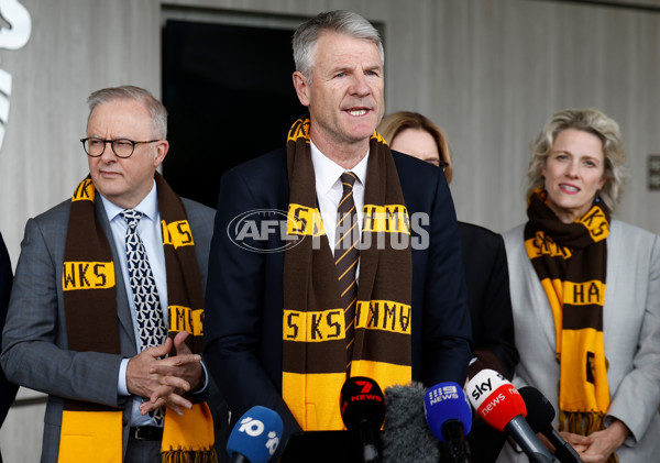 AFL 2025 Media - Hawthorn Kennedy Community Centre Opening - A-64819655