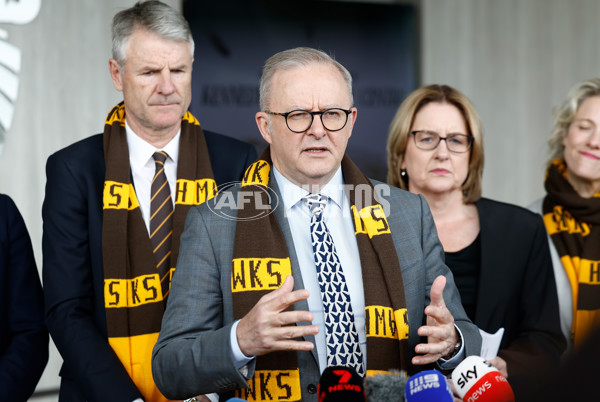 AFL 2025 Media - Hawthorn Kennedy Community Centre Opening - A-64820519