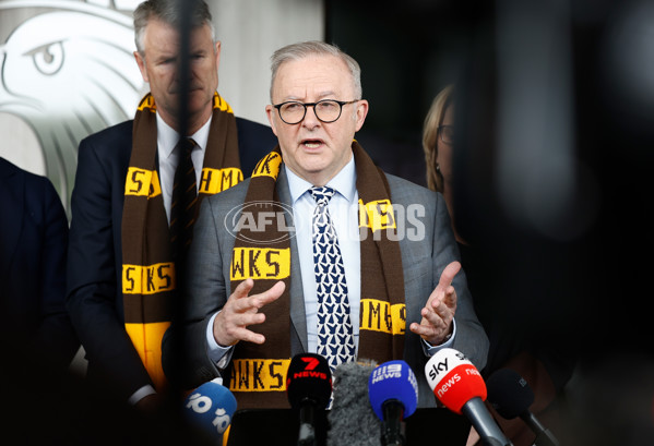 AFL 2025 Media - Hawthorn Kennedy Community Centre Opening - A-64820520