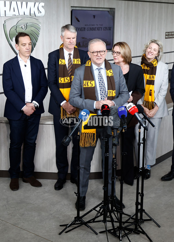 AFL 2025 Media - Hawthorn Kennedy Community Centre Opening - A-64820521