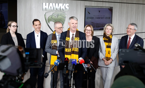 AFL 2025 Media - Hawthorn Kennedy Community Centre Opening - A-64820525