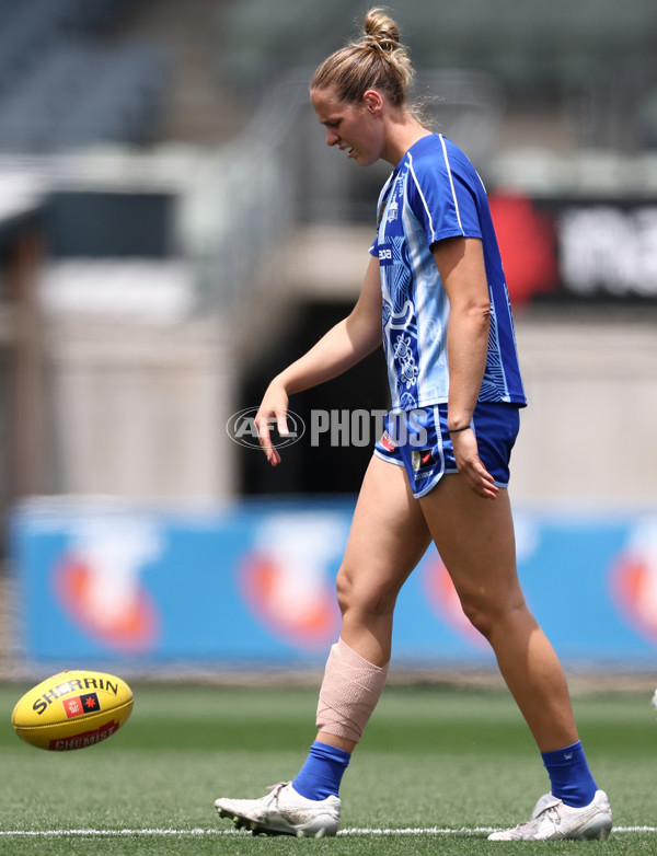 AFLW 2025 First Preliminary Final - North Melbourne v Melbourne - A-64849749