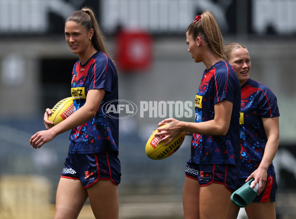 AFLW 2025 First Preliminary Final - North Melbourne v Melbourne - A-64849753