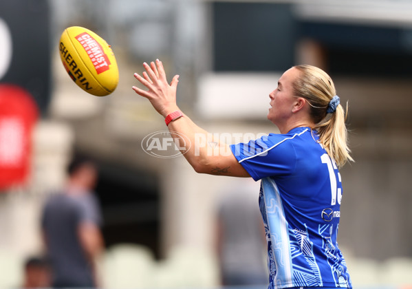 AFLW 2025 First Preliminary Final - North Melbourne v Melbourne - A-64849772