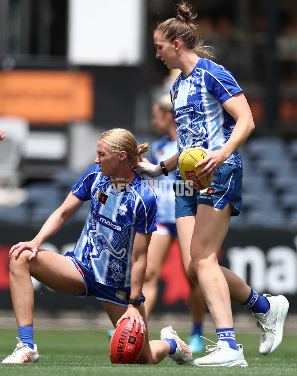 AFLW 2025 First Preliminary Final - North Melbourne v Melbourne - A-64850051