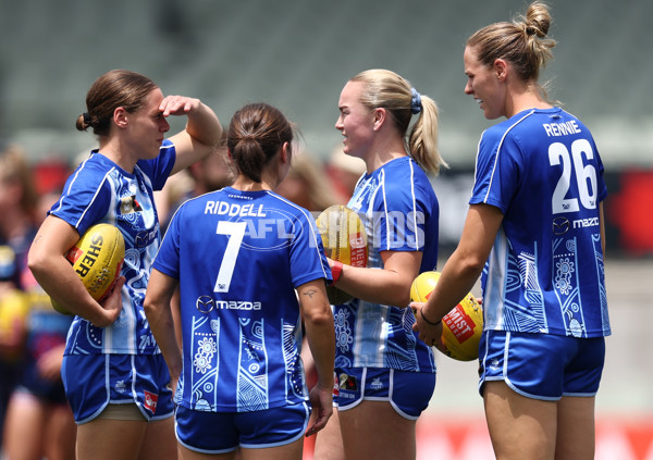 AFLW 2025 First Preliminary Final - North Melbourne v Melbourne - A-64850052