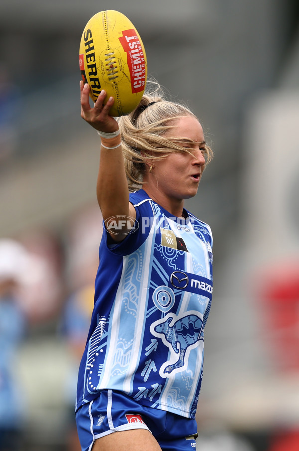 AFLW 2025 First Preliminary Final - North Melbourne v Melbourne - A-64850055