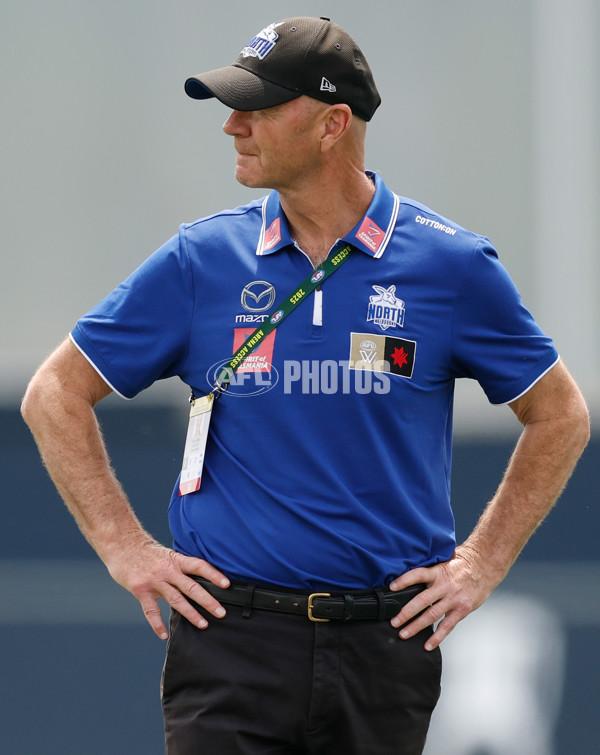 AFLW 2025 First Preliminary Final - North Melbourne v Melbourne - A-64852307