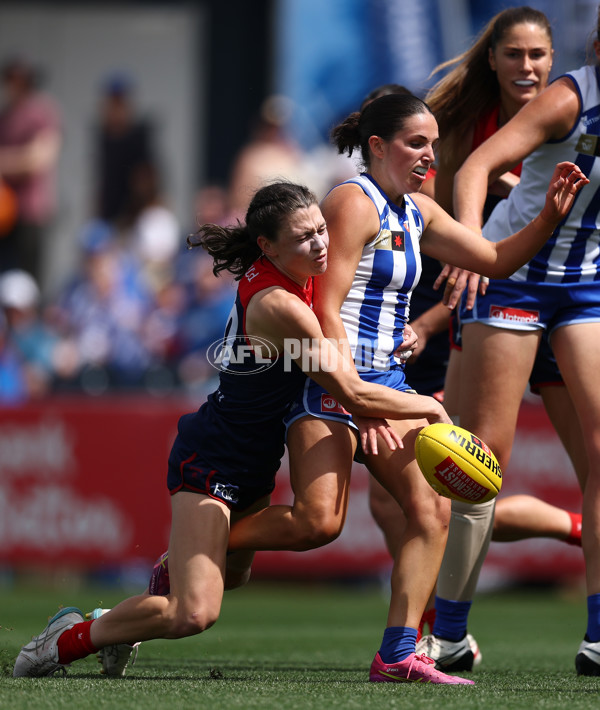 AFLW 2025 First Preliminary Final - North Melbourne v Melbourne - A-64852376