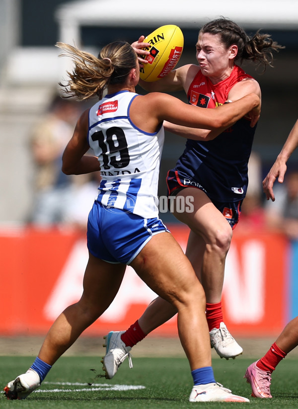AFLW 2025 First Preliminary Final - North Melbourne v Melbourne - A-64852391
