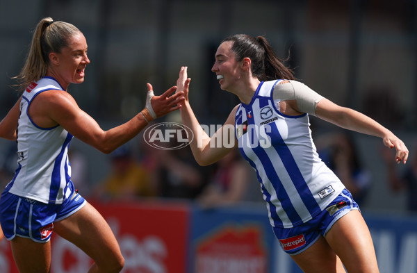 AFLW 2025 First Preliminary Final - North Melbourne v Melbourne - A-64852484