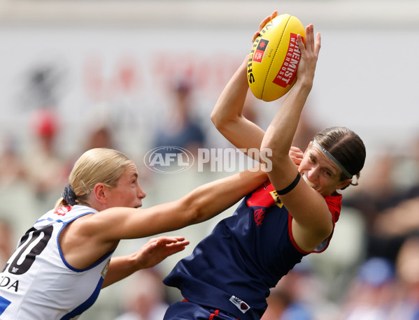 AFLW 2025 First Preliminary Final - North Melbourne v Melbourne - A-64852492