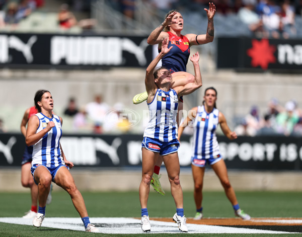 AFLW 2025 First Preliminary Final - North Melbourne v Melbourne - A-64854626