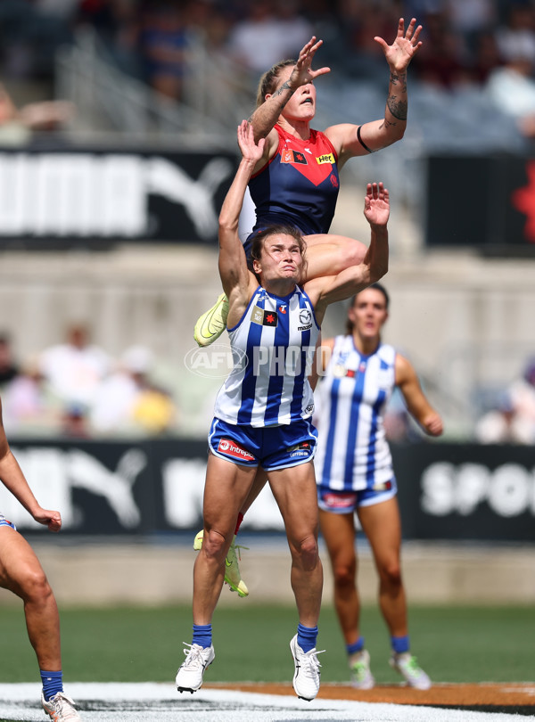 AFLW 2025 First Preliminary Final - North Melbourne v Melbourne - A-64854628