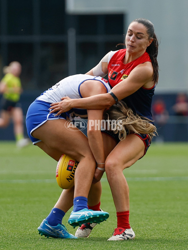 AFLW 2025 First Preliminary Final - North Melbourne v Melbourne - A-64854692