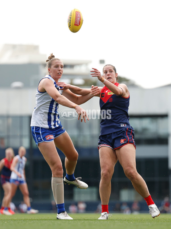 AFLW 2025 First Preliminary Final - North Melbourne v Melbourne - A-64854695