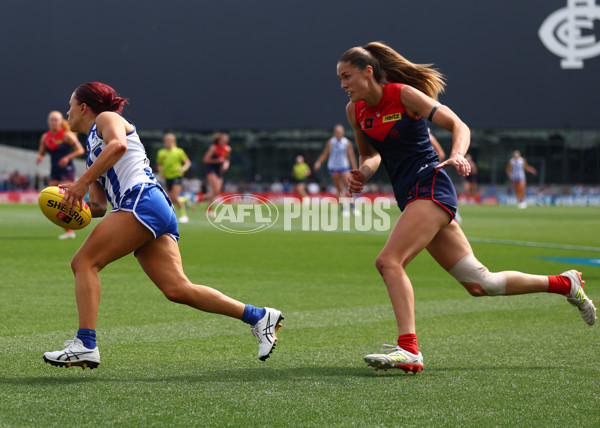 AFLW 2025 First Preliminary Final - North Melbourne v Melbourne - A-64854950