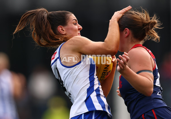 AFLW 2025 First Preliminary Final - North Melbourne v Melbourne - A-64854981