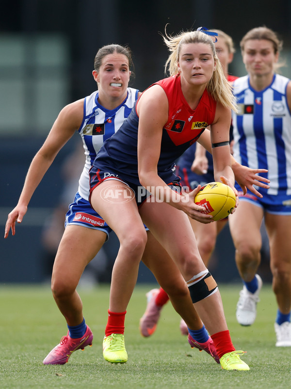 AFLW 2025 First Preliminary Final - North Melbourne v Melbourne - A-64854993
