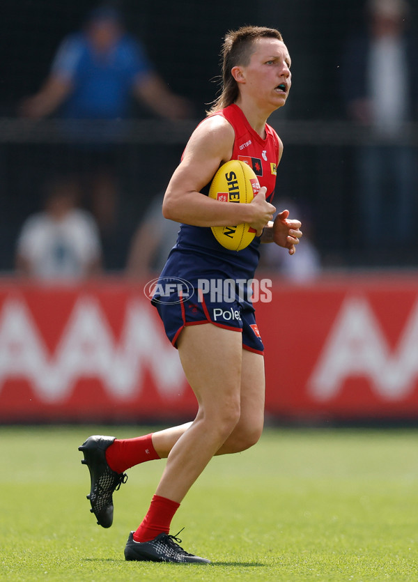 AFLW 2025 First Preliminary Final - North Melbourne v Melbourne - A-64855008