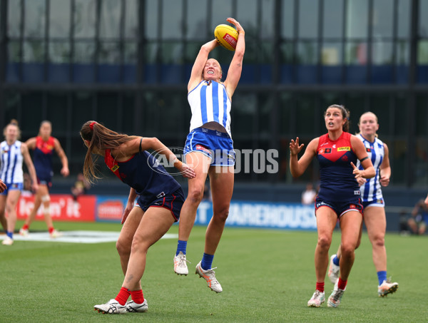 AFLW 2025 First Preliminary Final - North Melbourne v Melbourne - A-64857190