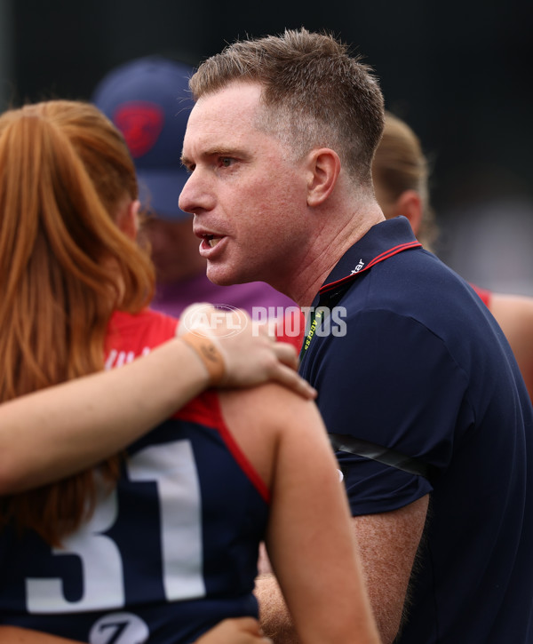 AFLW 2025 First Preliminary Final - North Melbourne v Melbourne - A-64857194
