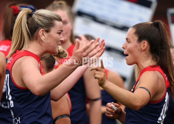 AFLW 2025 First Preliminary Final - North Melbourne v Melbourne - A-64857196
