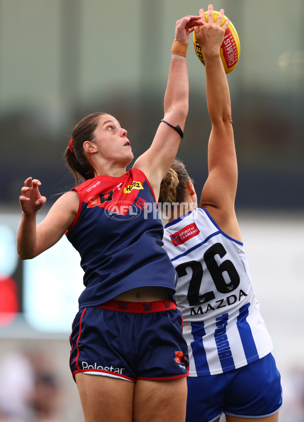 AFLW 2025 First Preliminary Final - North Melbourne v Melbourne - A-64857207