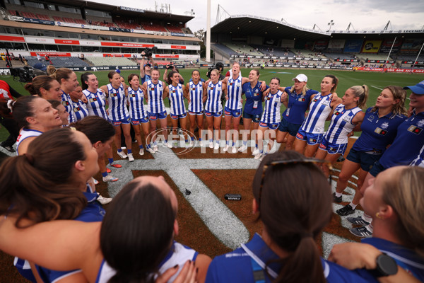 AFLW 2025 First Preliminary Final - North Melbourne v Melbourne - A-64857244