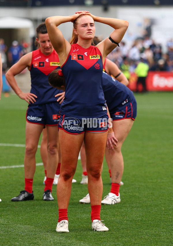 AFLW 2025 First Preliminary Final - North Melbourne v Melbourne - A-64857247