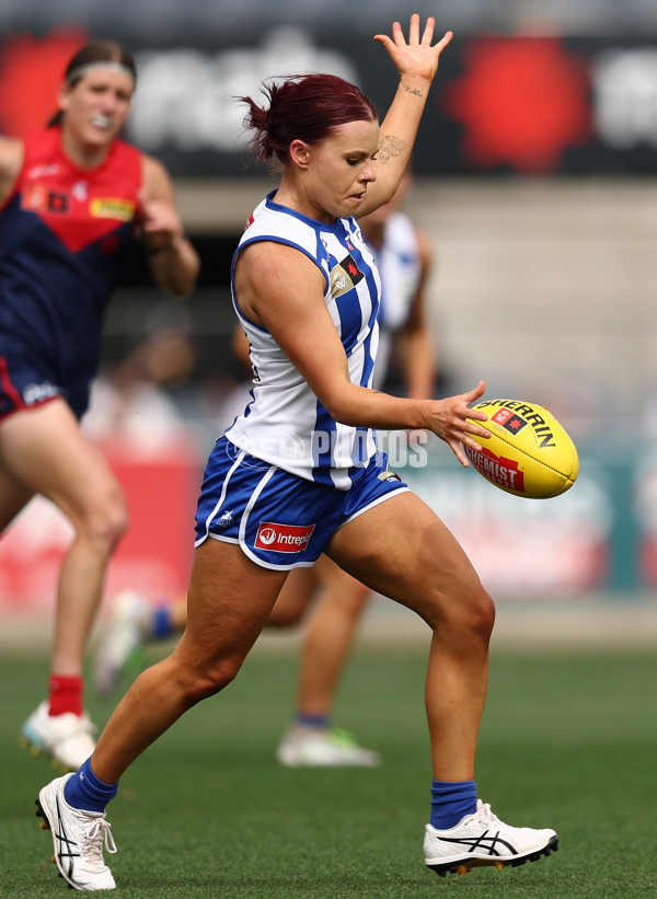 AFLW 2025 First Preliminary Final - North Melbourne v Melbourne - A-64857460